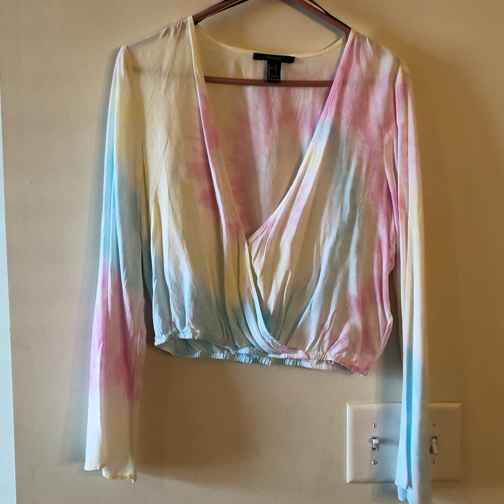 Forever 21 tie dye top